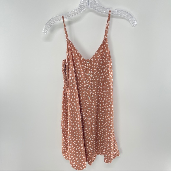 Aerie Spotted Button Tank Dress - Picture 8 of 10